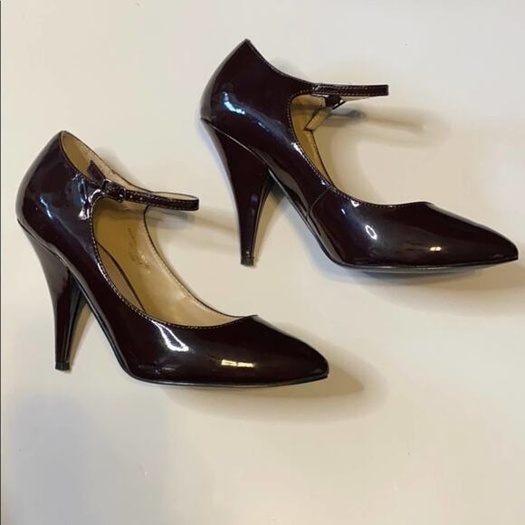 Colin Stuart Plum Deep Purple Pointed Heel - Picture 2 of 9